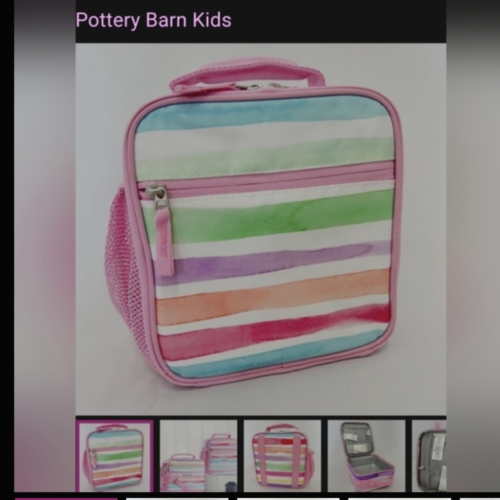 NEW PBK Pottery Barn Kids Classic lunch box BRAND NEW